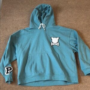 Porc Pig Skull Logo Mens HipHop Streetwear  Hoodie Sweat Size XXL